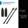 TRQ Front Driver & Passenger Side Inner Steering Kit Steering