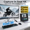 Guermok 4K USB3.0 Video Capture Card with PD 100W, 4K@60FPS