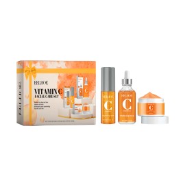 Eelhoe Vegan Vitamin C Facial Skin Care Set Day and Night Moisturizing Rejuvenating Pore Fine IngredientsSize: 1set