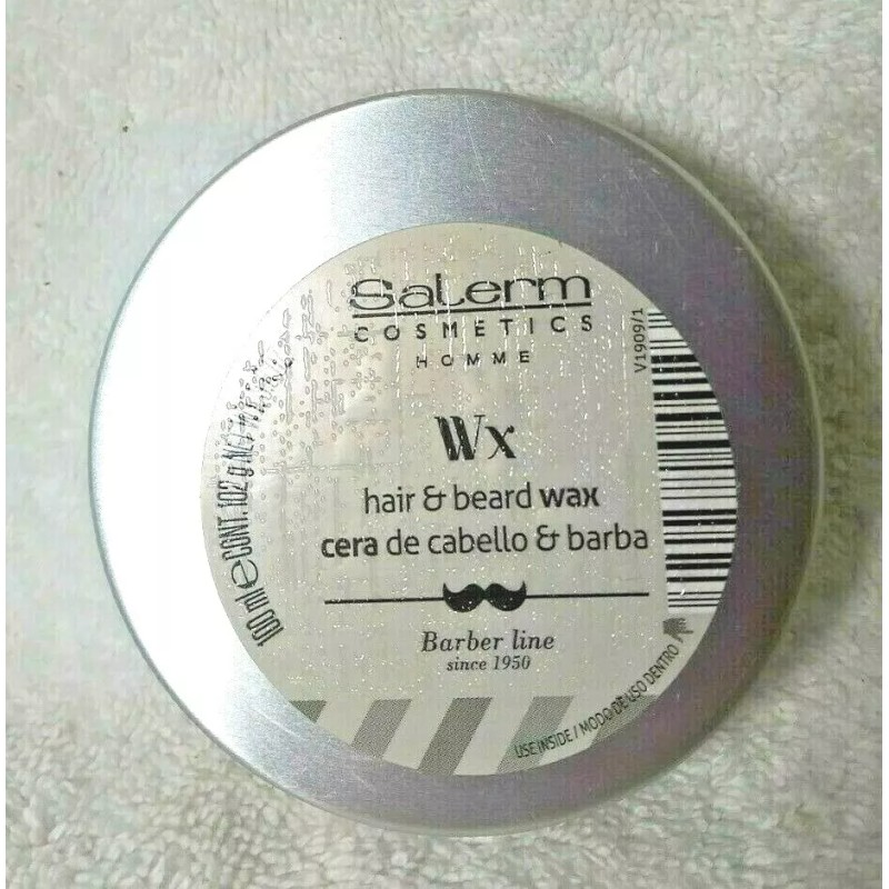 Salerm Homme Hair & Beard Wax Wx-Barber Line 100ml/3.6oz