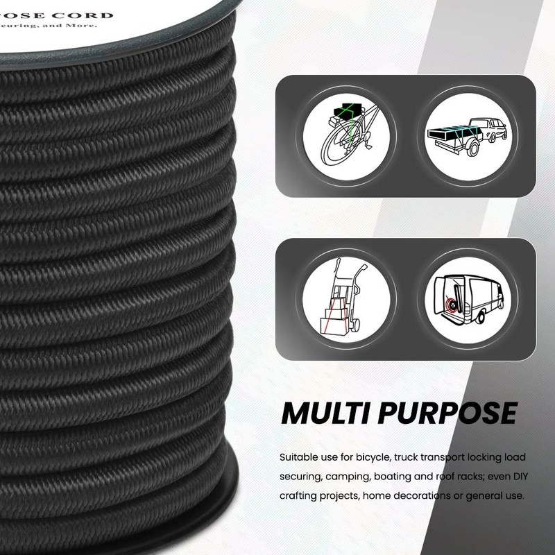 Abma Cord Bungee Cord 8mm 10M Elastic Shock Cord 100%