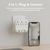 ULar 4K WiFi6 Outlet Plug-in Security Camera with Remote View