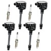 Set of 4 Ignition Coil Pack UF749 with Iridium Spark