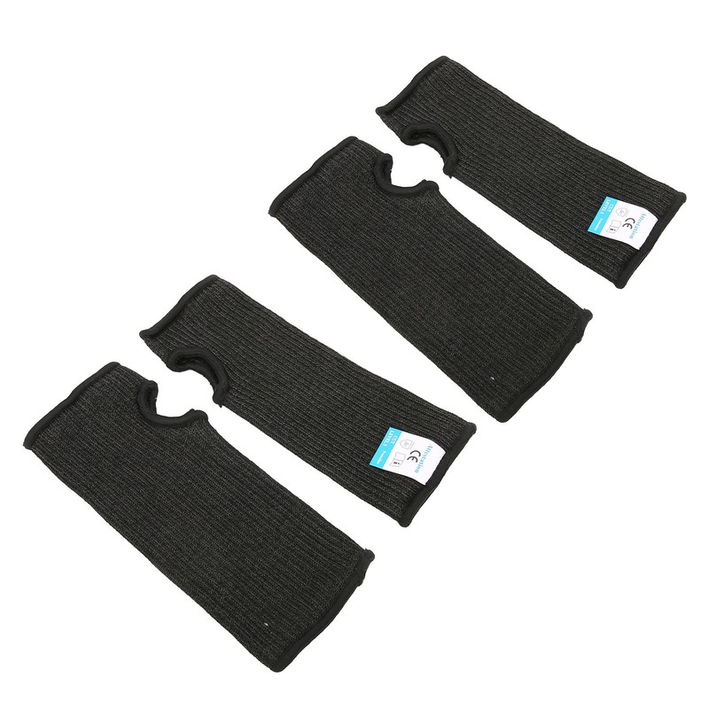 4Pcs Cut Resistant Sleeves Level 5 Protection Thumb Slot Design