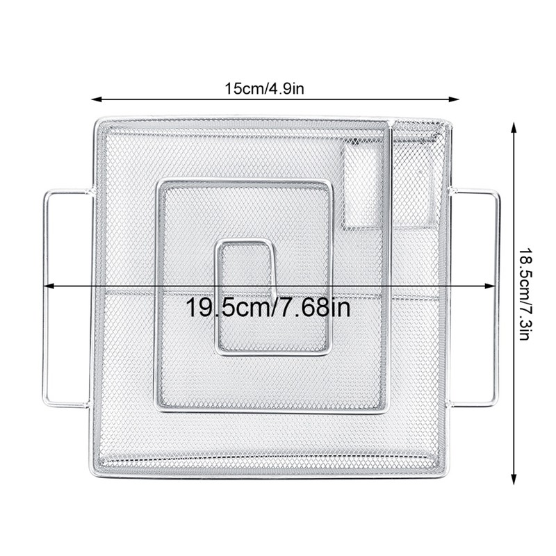 Rectangle Stainless Steel Cold Smoke Generator Barbecue Net BBQ Grill