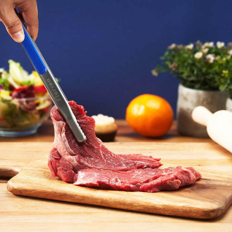 (Florian) Multi Proposal 10.04 Inch Tongs High strength stainless steel,