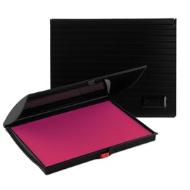 Infusion 5" x 7" Large Stamp Ink Pad for Rubber Stamps, Your Go to Large Stamp Ink Pad for Bright Color, Even Coverage and Durability, Pink Stamp Pad