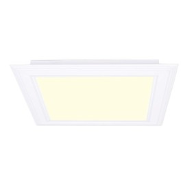 Hongerla (OD 9.84" / ID 8.66") 15W Square LED Recessed Ceiling Light LED Downlight 130 Watt Equivalent 1400 Lumens 4000K White with Open Trim,1Pack