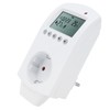 Plug‑in Thermostat LCD Programmable Heating Temperature Controller 16A