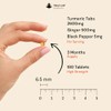 Turmeric Tablets with Black Pepper & Ginger - Curcumin -