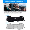 Autorder Dashboard Cover Mat for 2012-2017 Toyota Camry Accessories Dash