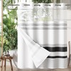 AmazerBath No Hook Shower Curtain and Liner Set, Shower Curtain