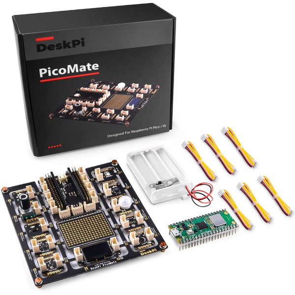 GeeekPi Raspberry Pi Pico W Board with DeskPi PicoMate Expansion