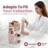Organizador Giratorio 360° Para Maquillaje Y Cosméticos Clear