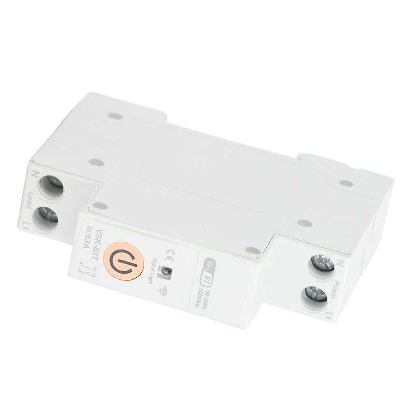 WiFi Switch Circuit Breaker 1P 63A Remote Voice Control Timing