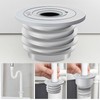 Pack of 4 Washing Machine Drain Adapter, Sealing Plug for