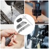 TOPINCN Threading Tapping Tool Kit 9Pcs/Set Screw Taps & T-Handle