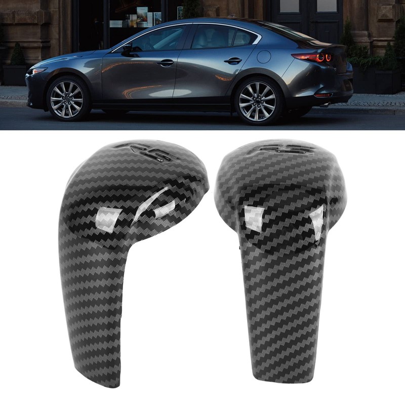 Gear Knob Trim Carbon Fibre Grain Scratch Free Replacement for