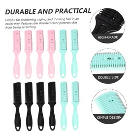 Baluue 12pcs Dual-sided Hair Thinning Cutting Comb for Men Women Reliable Hair Styling Tools for Wet Dry for Salons and Home Use