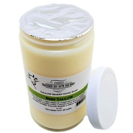 Traverse Bay Bath and Body BEEF TALLOW DEODORIZED Non Hydrogenated Soap making supplies. 32 FL Oz DIY projects.