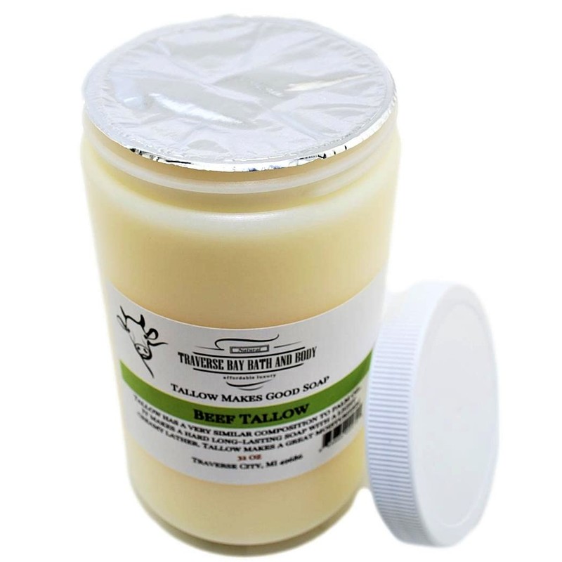 Traverse Bay Bath and Body BEEF TALLOW DEODORIZED Non Hydrogenated
