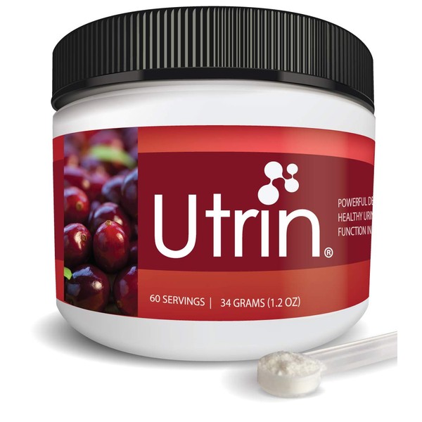 NUSENTIA UTRIN - Urinary Support for Cats & Dogs - Dual-Action Cranberry & D-Mannose - for Natural Bladder Health, Incontinence, and Recurring UTI, 60 Servings
