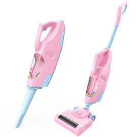 SMILESSKIDDO Kids Vacuum with Piggy Bank & Chore-Based Allowance - Real Working Toy Vacuum Teaches Money Skills & Responsibility, Educational Housekeeping Cleaning Set, Birthday Gifts for Girls & Boys