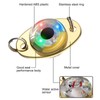 Skylety 10 Pieces LED Fishing Lures Lighted Fishing Spoons Underwater