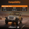 maXpeedingrods 58903 4pin Trailer Wiring Harness for Jeep Wrangler JK