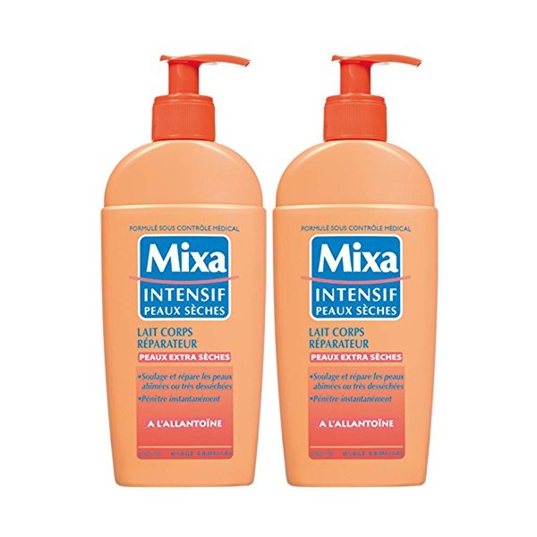 Mixa Intensive Dry Skin Body Milk Repair 250 ml Set of 2