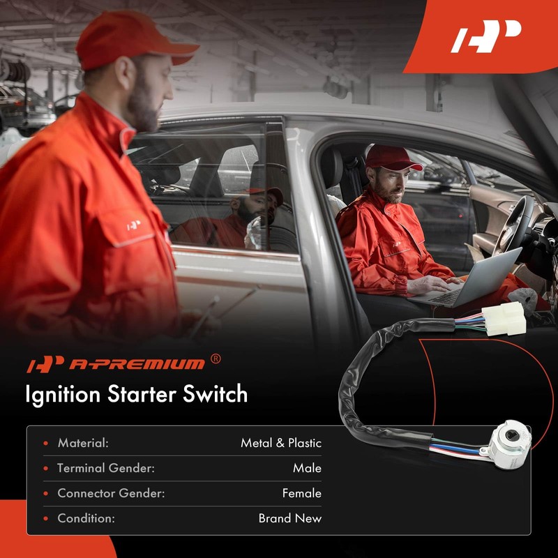A-Premium Ignition Starter Switch Compatible with Nissan Vehicles - Pathfinder