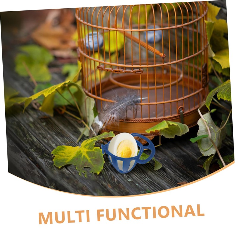 Kisangel 10pcs Hanging Bird Feeder Cups Multi Functional Egg Holder