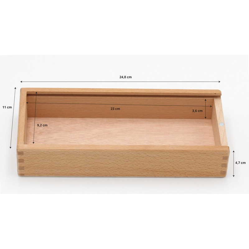 Paintersisters® Pen Box with Sliding Lid - Wooden Box Made