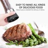Hotder Premium Pepper and Salt Grinder Set of 2-Refillable Coarseness
