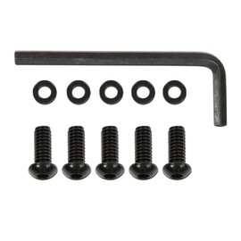 PIT66 Black 10pcs Stainless Allen Screw Bolt kit Compatible with 1999-2019 Harley Derby Cover