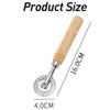 2 PCS Pasta Cutter Wheel Ravioli Cutter Wheel with Roller