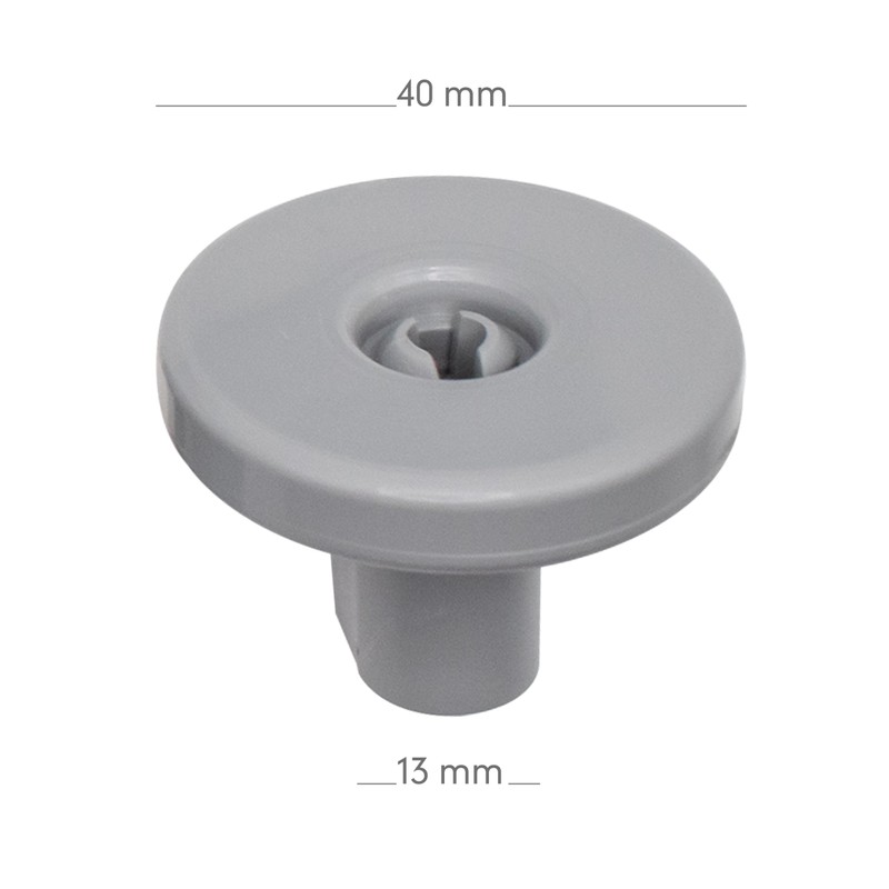 GIANTO Set of 8 Dishwasher Basket Wheels Compatible with Zanussi,