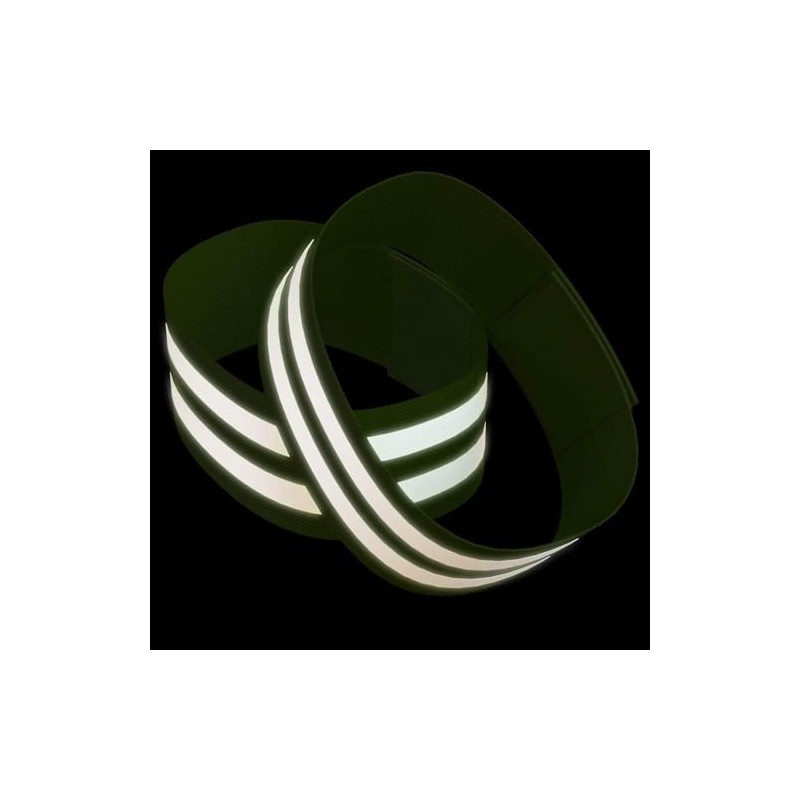High Visibility Reflective Bands for Wrist Arm Ankle Leg Adjustable