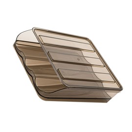 Operitacx Kühlschrank Eierhalter aus Stapelbare Eierbox mit Sichtdesign Aufbewahrungsbox für Kühlschrank Praktische Eierablage Sicher und Langlebig für Frische Lebensmittel