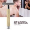 Classic Manual Shaver Metal Handle Double Edged Safety Shaving Tool