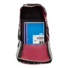 Everest Wheeled Backpack with Pattern, Burgundy/White Ikat, One Size