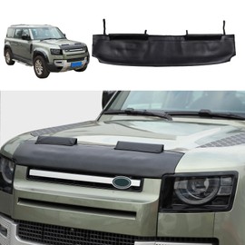Car Hood Bonnet Bra Fits for Land Rover Defender 110 2020-2024 Leather Front End Cover Auto Accessories