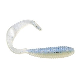 Bobby Garland Hyper Grub Curly-Tail Swim-Bait Crappie Fishing Lure, Accessories for Freshwater Fishing, 2", Pack of 18, Pink Cotton Candy