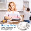 Meyeyaia 120pcs Thick Felt Plate Dividers,3 Sizes Round China Dish