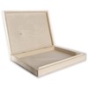 Rectangular Wooden Box to Decorate | 32.5 x 25.5 x