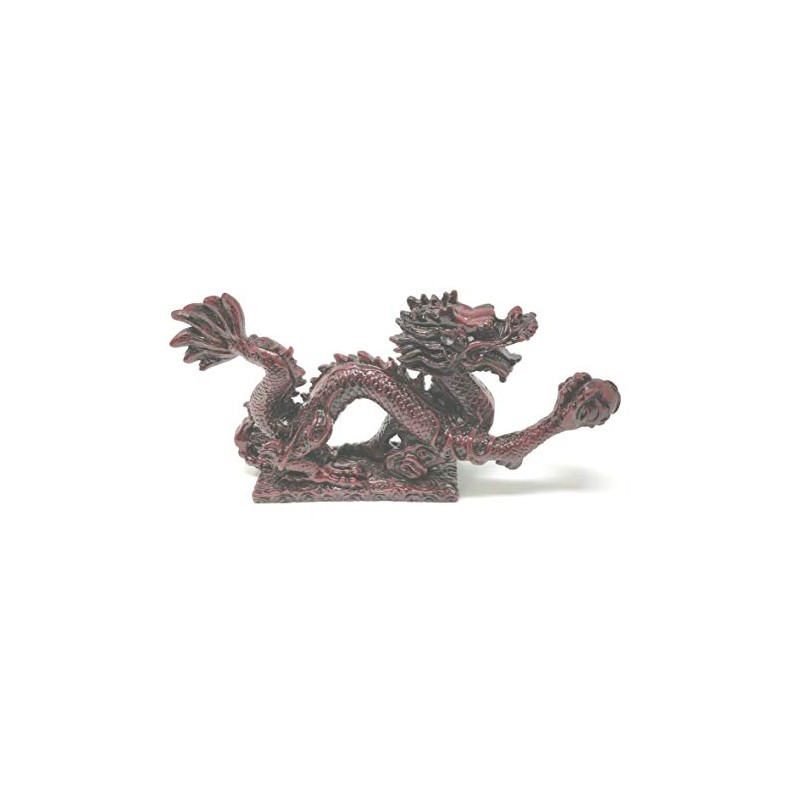 Fortune Ball Red Money Dragon Feng Shui Chinese Lucky Charm