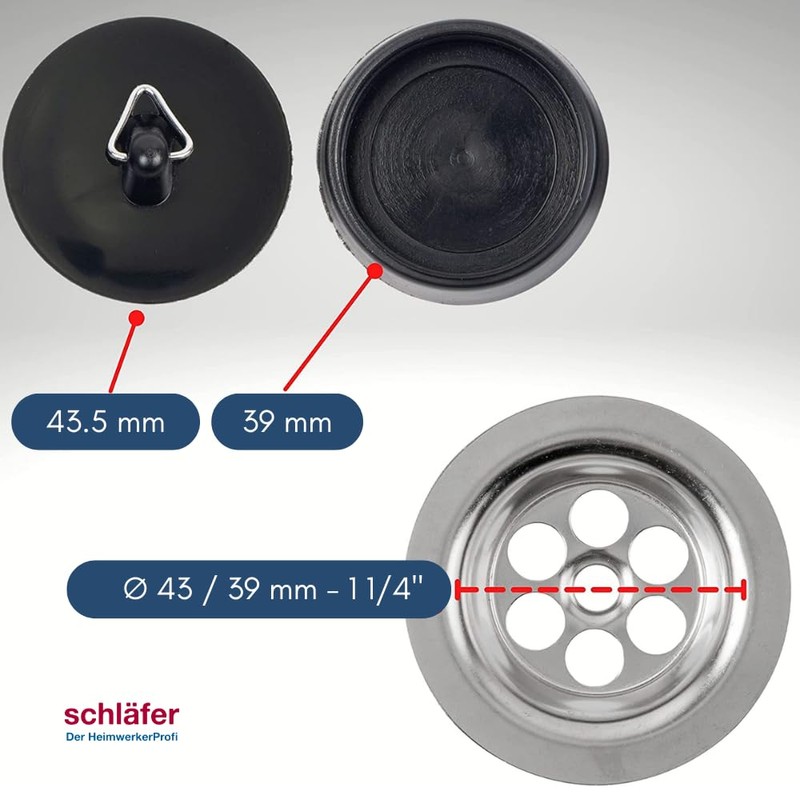 Schläfer 4397192 - Diameter 63 mm - Replacement Strainer for