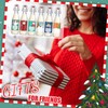 Sieral 6 Set Coquito Bottles 16 oz Christmas Swing Top