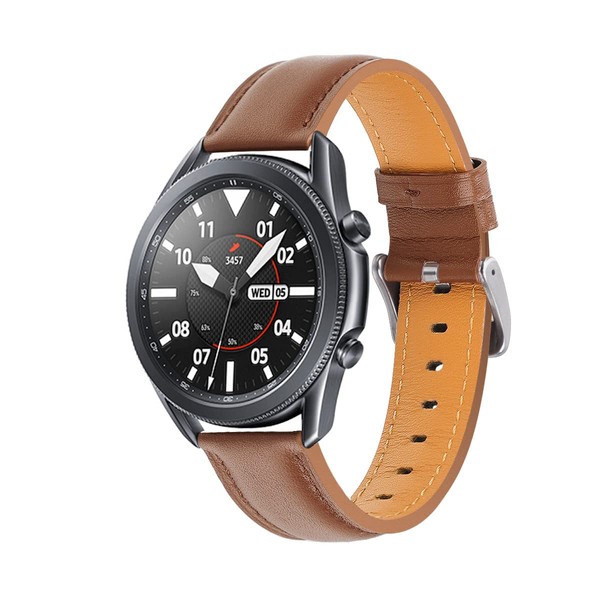 Juaupepo Genuine Leather Bands Compatible with Galaxy Watch 3 41mm/45mm,Woman