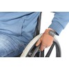 Globaleather Globaleather Classic Fingerless Wheelchair Gloves - Brown (Medium) -
